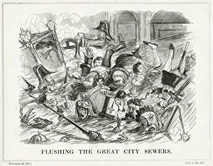 Stench of people been flushed away. Date: 1853