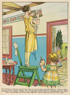 Stencilling a Frieze