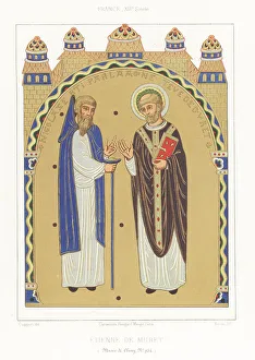 Stephen of Muret with Saint Nicholas of Myra