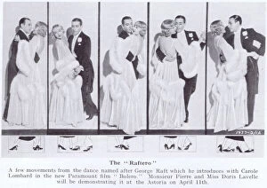 The steps for the dance called the Raftero, 1934