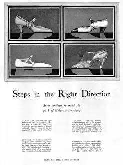 Lilley Prints: Steps in the Right Direction : Shoe Models, 1927