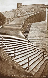 Form Collection: Steps up to Whitby Church