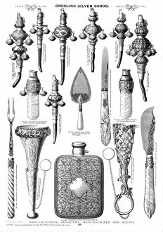 Forks Gallery: Sterling silver goods, Plate 207
