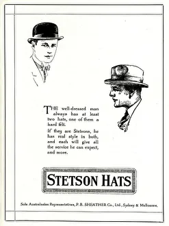 Well Dressed Prints: Stetson Hats Advertisement