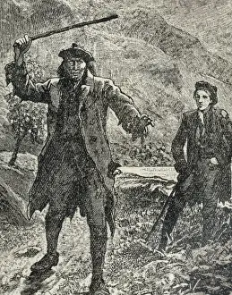 Stevenson Prints: STEVENSON, Robert Louis (1850-1894). Kidnapped