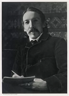 1894 Gallery: Stevenson Writing