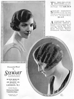 Images Dated 24th September 2014: Stewart Hair Advert, 1927