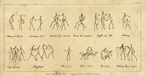 Fainting Collection: Stick figures, Dot and Line, dancing and fainting