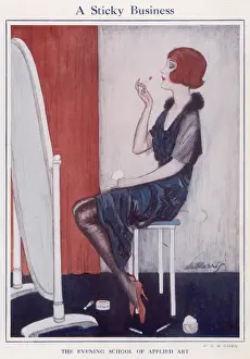 Lip Stick Prints: A Sticky Business