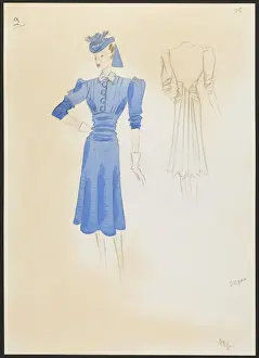 Stiebel / Crepe Day Dress