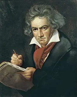 Beethoven Prints: STIELER, Joseph Karl (1781-1858). Ludwig Van