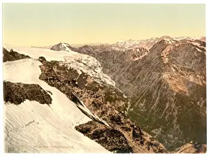 Joch Prints: Stilferjoch (i. e. Stilfer Joch) Road, from Payerhutte, Tyro