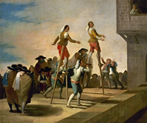 Stilts, 1791-1792, by Francisco de Goya