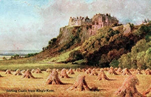 Stirling Gallery: Stirling Castle from Kings Knot, Stirling, Scotland