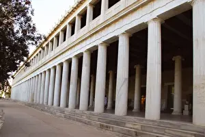 The Stoa of Attalos (Atallus). Athenian Agora. Athens. Greec