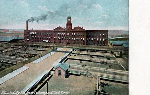 Yards Prints: Stock Exhange and Stock Yards, Kansas City, Missouri, USA
