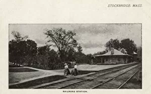 Images Dated 3rd August 2016: Stockbridge, Massachusetts - The Railroad Station