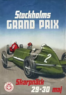 Motoring Posters and Prints Gallery: Stockholm Grand Prix