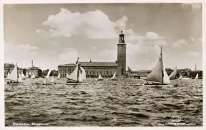 Water Front Prints: Stockholm, Sweden - City Hall