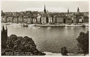 Stockholm, Sweden - Panoramic View of the City