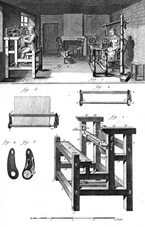 C 1760 Prints: Stocking Weavers C. 1760