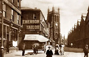 Stockport Prints: Stockport Market Place early 1900s