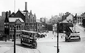 Stockport Prints: Stockport Mersey Square early 1900s