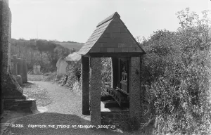 Gravestones Prints: The Stocks at Crantock