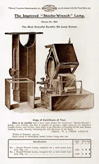 Stocks Collection: Stocks lamp for magic lantern projector