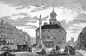Stockton maket place, celebrations for the railway jubilee a