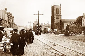 Tees Prints: Stockton-on-Tees High Street early 1900s