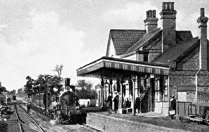 Stoke Ferry Railway Station early 1900s