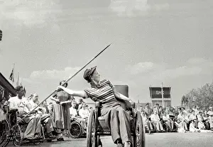 Eventually Prints: Stoke Mandeville games were first held in 1948 and a milestone in paralympic history