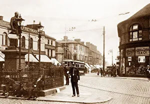 Campbell Prints: Stoke-on-Trent Campbell Monument early 1900s