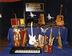 Images Dated 4th February 2011: Stolen property display, Operation Bumblebee