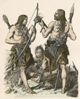 Rudimentary Prints: Stone Age German Men