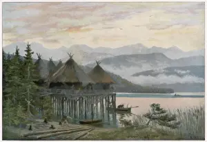 Stilts Prints: Stone Age Village