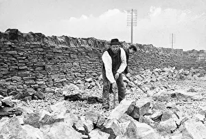 Breaker Prints: Stone breakers Victorian period