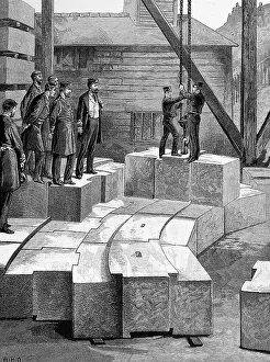 Images Dated 30th May 2004: The Stone-Cutting Establishment at Oreston, with part of the