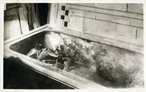 Images Dated 15th December 2020: Stone sarcophagus of Pharaoh Tutankhamun