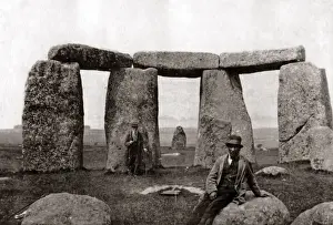 Stonehenge, circa 1870s. Date: circa 1870s