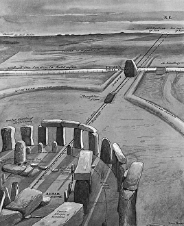 Archaeologists Gallery: Stonehenge at sunrise on 21 June
