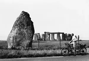 Bicycling Prints: Stonehenge by Tandem