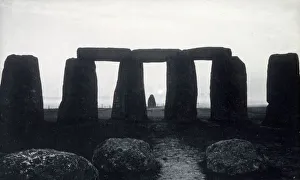 Stonehenge, Wiltshire, at sunrise