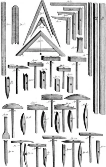 Pick Prints: Stoneworkers Tools 18Th
