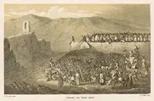 Stoning Prints: Stoning the Great Devil