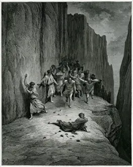 Souls Prints: STONING A YOUTH / DANTE