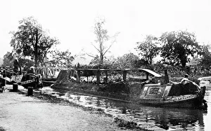 Locks Collection: Stony Stratford The Canal Cosgrave Locks early 1900s