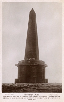 Images Dated 6th April 2011: Stoodley Pike at Eastwood, Lancashire