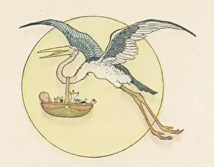 Themes Prints: Stork / Baby / Noah`s Ark